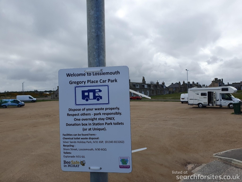 Lossiemouth East Beach Car Park