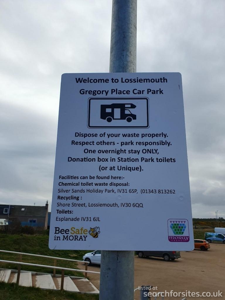 Lossiemouth East Beach Car Park