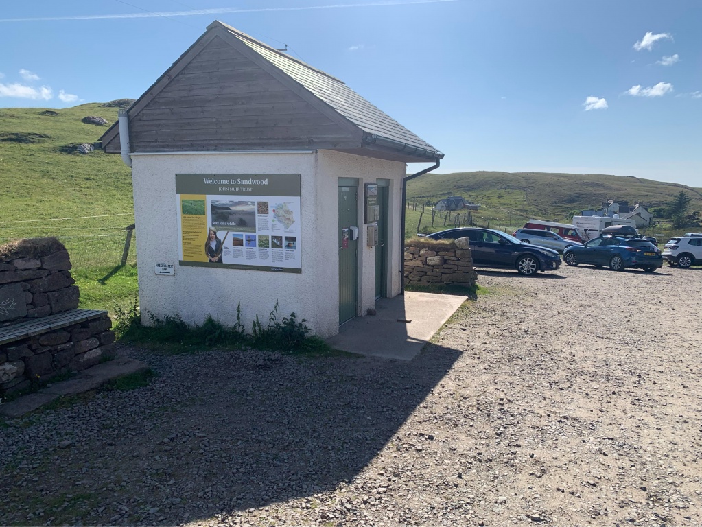 Sandwood beach car park