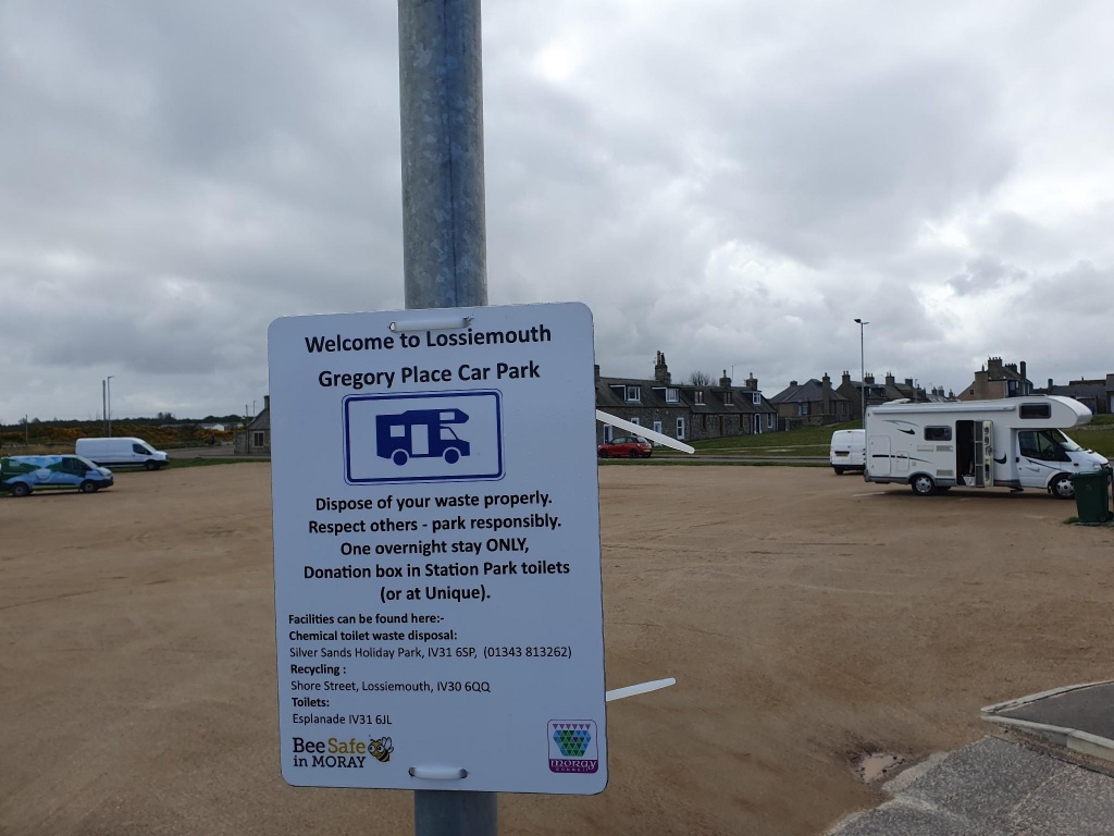 Lossiemouth East Beach Car Park