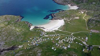 Clachtoll Beach Campsite